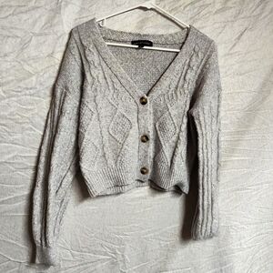 Almost Famous Women Size M Fluffy Cardigan